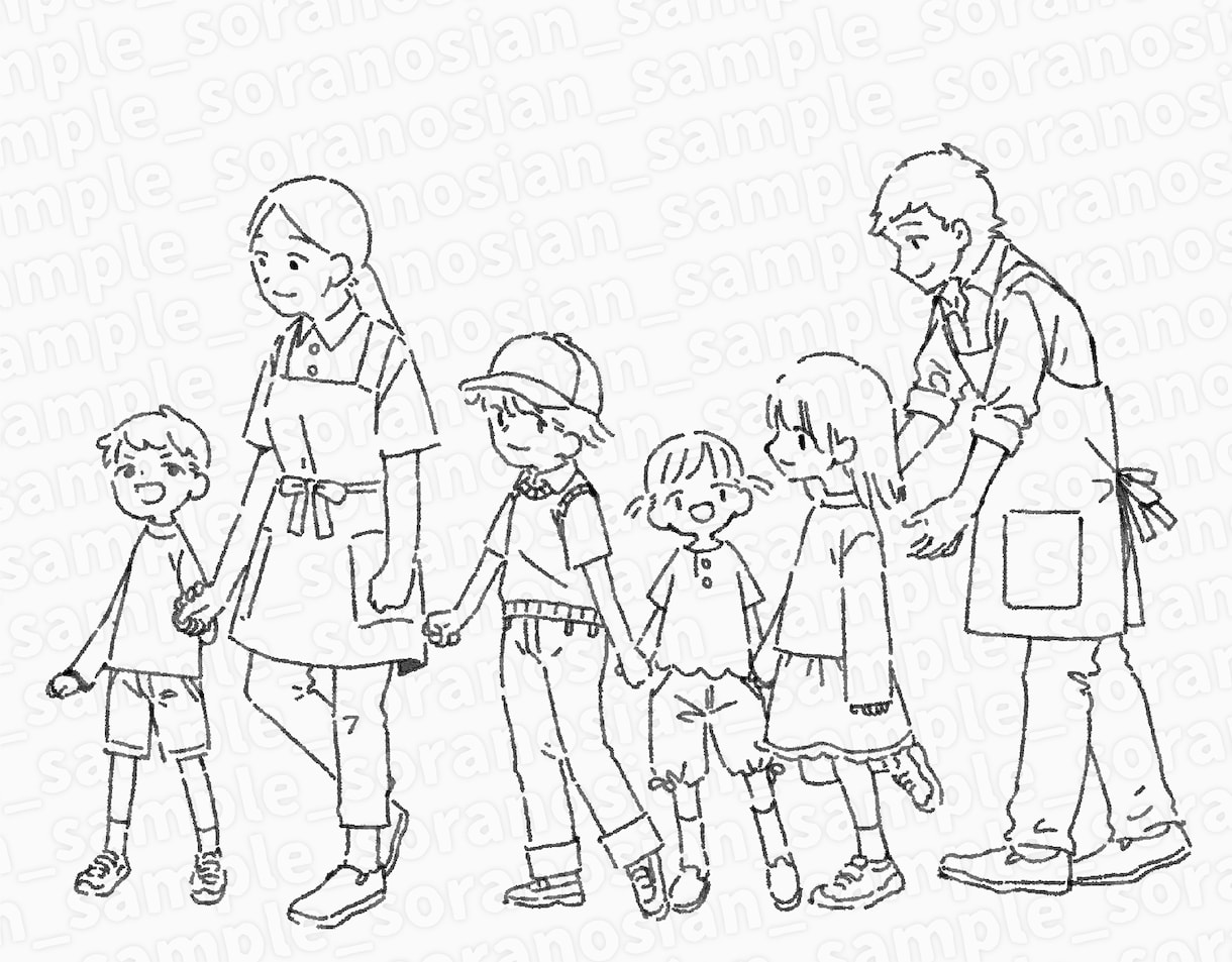 挿絵に最適！ナチュラルイラスト描きます わかりやすく親しみやすいイラストが人気！ イメージ6