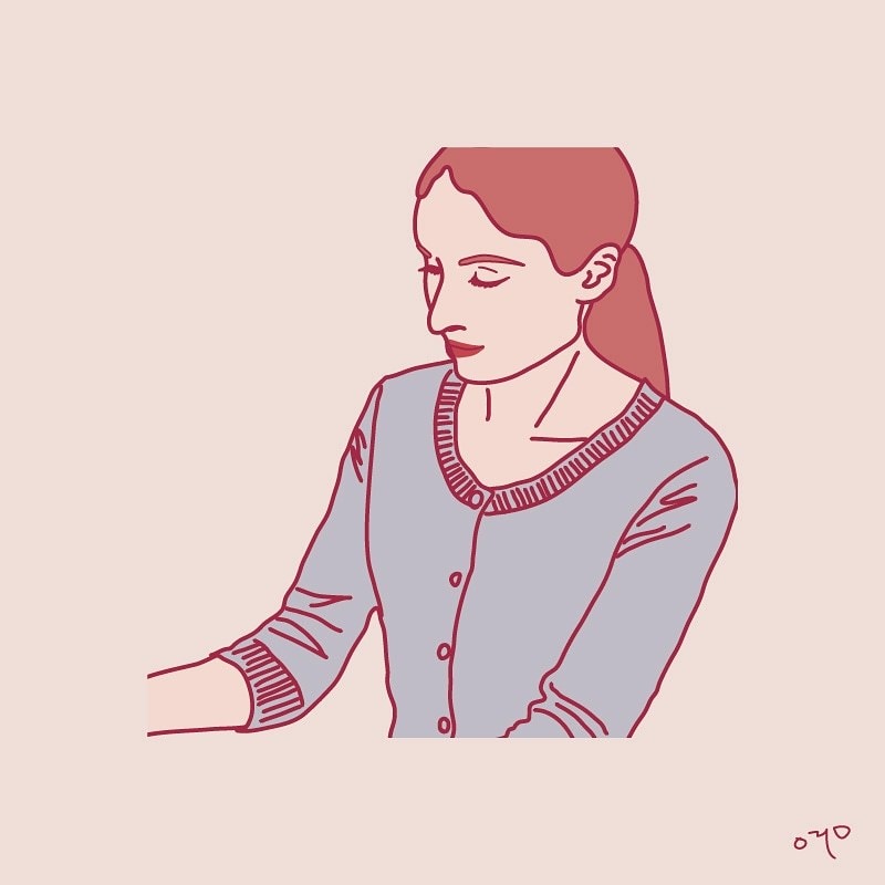 顔写真は苦手！同系色でまとめたイラストお作ります シンプルで雰囲気のあるイラストをアイコンや名刺にどうぞ♪ イメージ7
