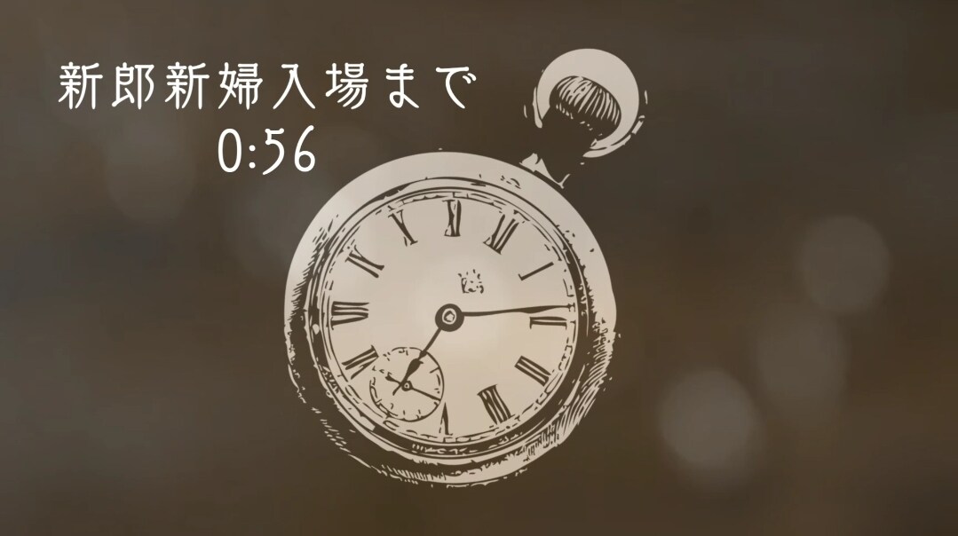 1分間で会場を盛り上げお二人の入場を印象的にします 披露宴のSTARTをより感動的にする為エモさにこだわりました イメージ3