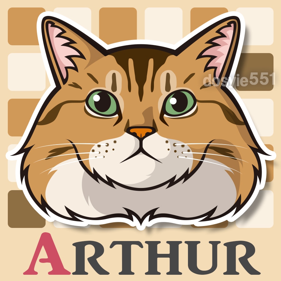 かわいい猫ちゃんの似顔絵描きます アイコンやグッズに！カラフルポップなにゃんこイラスト♪ イメージ2