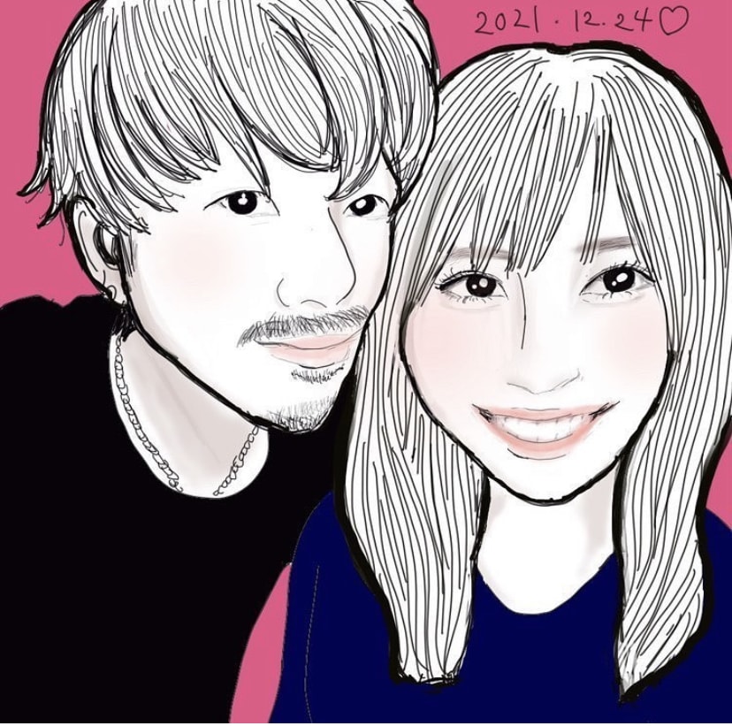 お洒落でそっくり♡思い出イラスト描きます 【5人限定3,000円☆】結婚式場、SNS、自宅でも映えます イメージ5