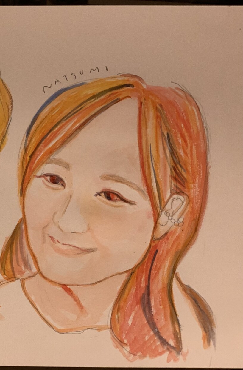 お試し価格★写真から水彩デッサンで似顔絵を描きます 結婚式やプレゼント、家族の記念に。 イメージ3