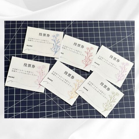 結婚式＊お色直しドレスの色当て案内作ります ドレスカラーや説明文は変更OK！セミオーダー★ イメージ8