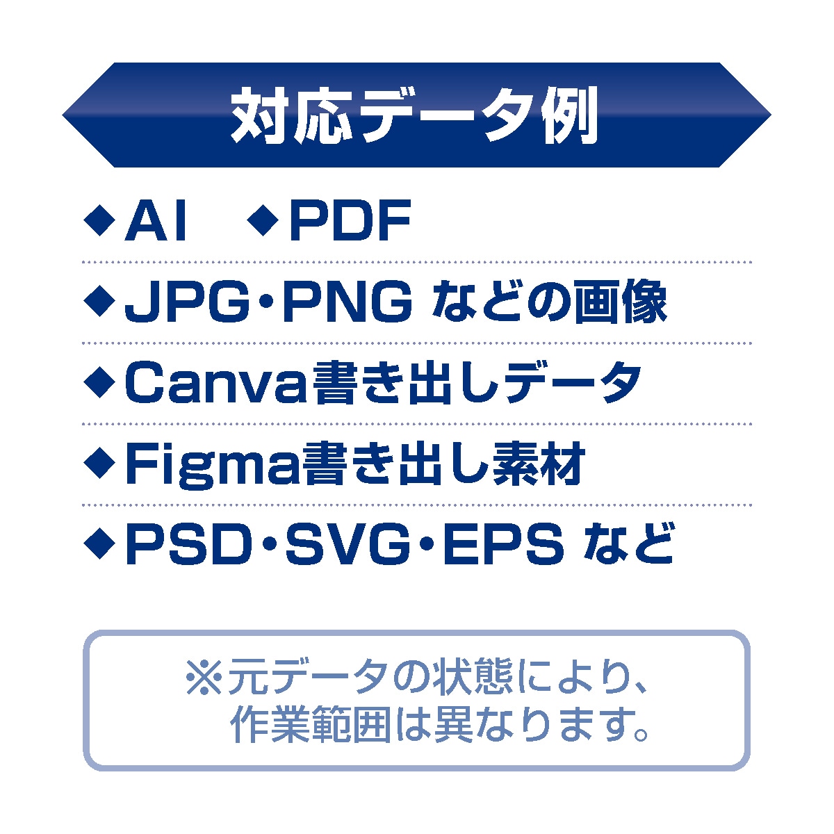 印刷用データの修正・入稿用作成を承ります 既存データを印刷入稿できる形へ整えます イメージ3