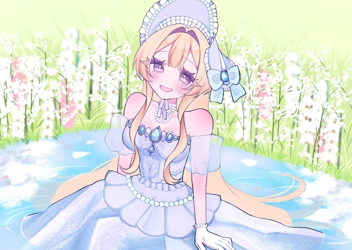 商用可◎ガーリーでかわいいイラストをお描きします アイコンや記念イラスト等！VTuber様・活動者様大歓迎です イメージ2