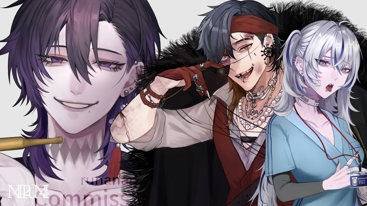 厚塗りイラスト全般制作します 用途に合わせたイラストを制作しております！ イメージ3