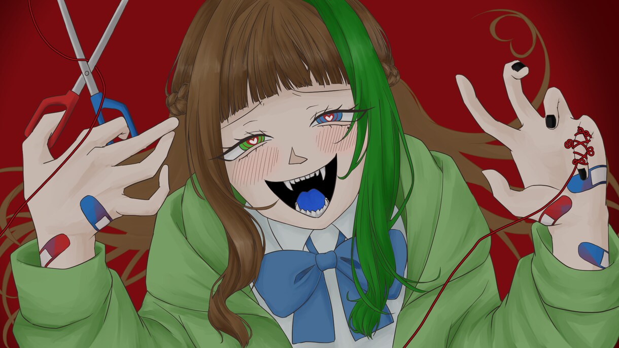 アイコン、イラスト等お描きします SNS、動画サイトで使えるアイコン、イラスト等お描きします！ イメージ4