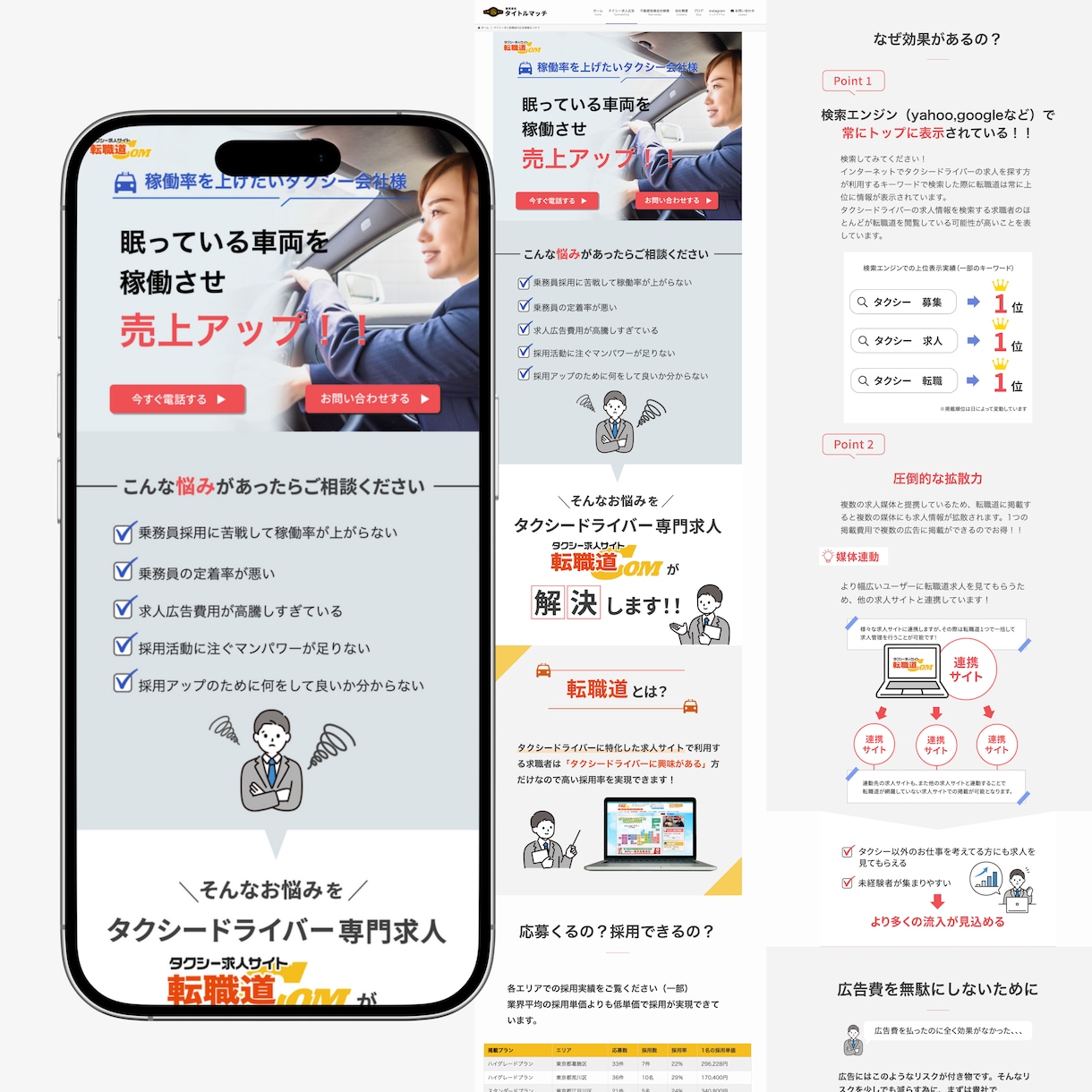 一目で魅力を伝えるLP製作します 分析ツール導入で改善提案！伝わるLPを制作致します イメージ5