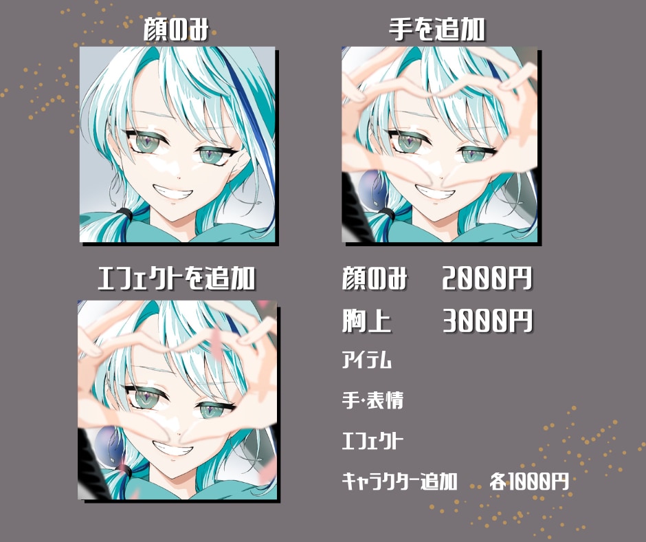 SNSアイコンを制作します SNS、動画、ブログなどに商用利用できるアイコンをお届け！ イメージ2