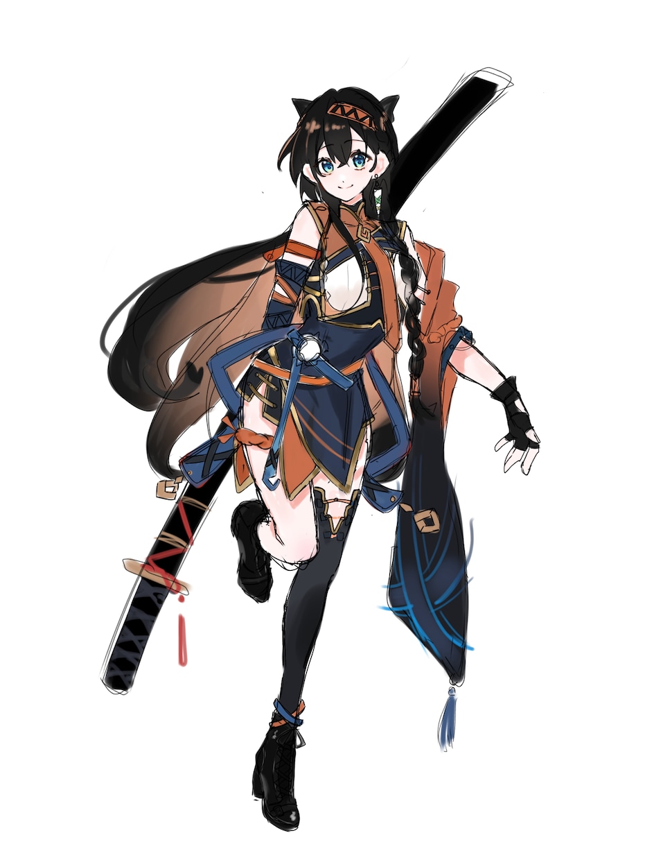 キャラクターデザインや立ち絵などを得意としています はっぴーなイラストではっぴーに イメージ2