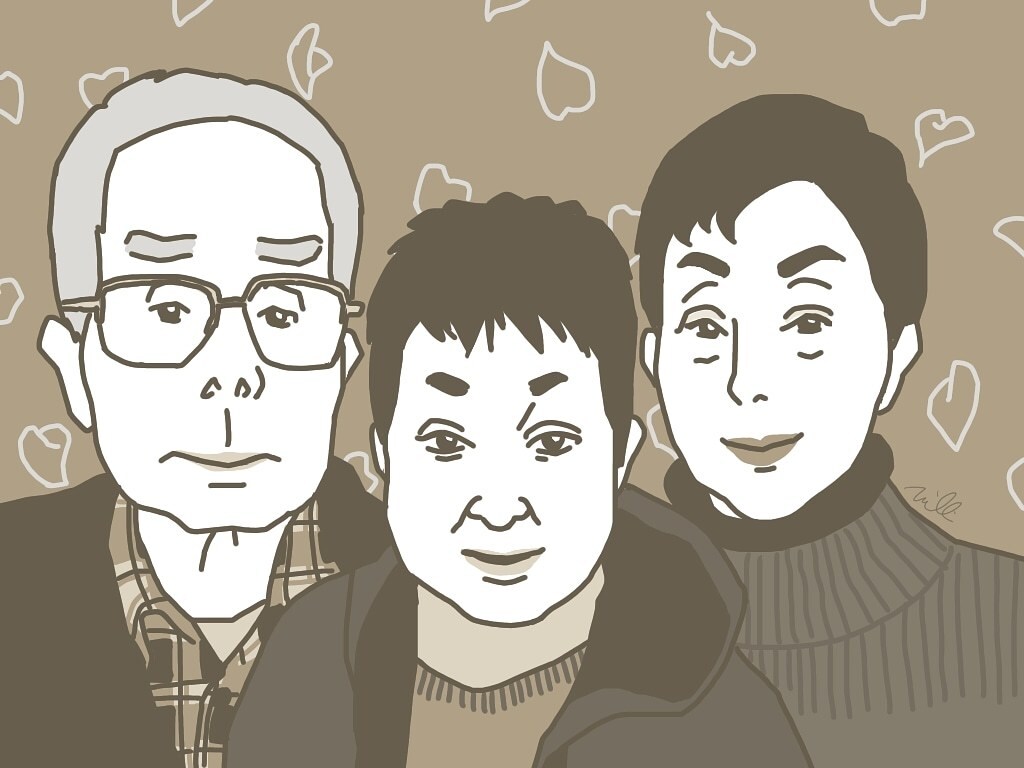 ワントーンで仕上げるおしゃれな似顔絵描きます 現役刺繍イラストデザイナーがオンリーワンのイラストを制作！ イメージ2