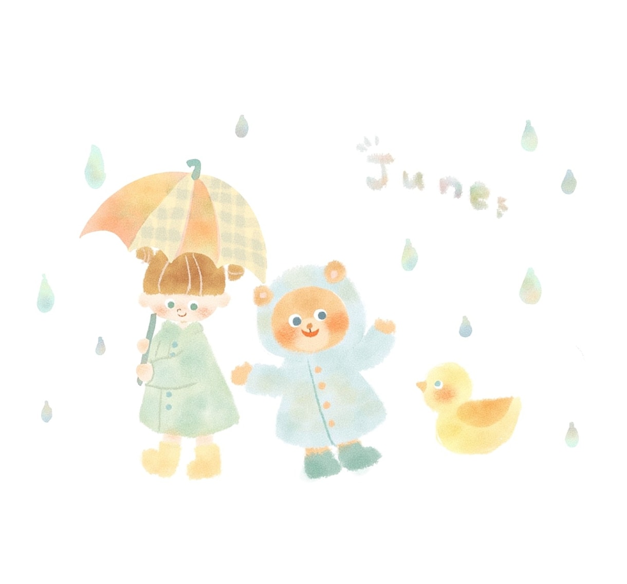 ほんわかカットイラスト描きます 商用利用OK◎ほっこりと優しいイラストを届けます⚘⠜ イメージ5