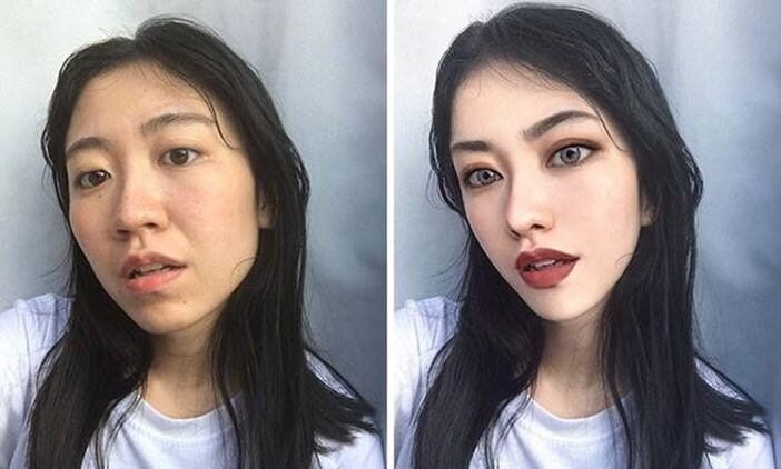 顔補正& 化粧&写真ps& 写真トナーます 写真をより美しく見せる，友人たちはそれを見て驚いた イメージ3