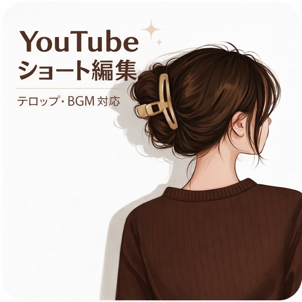 YouTubeショート動画を編集します テロップ・BGM込みで見やすく仕上げます イメージ1