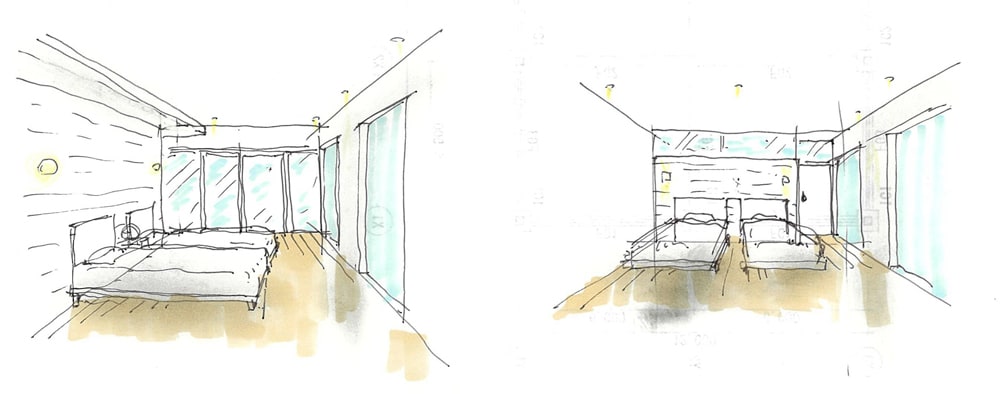一級建築士がご希望テイストの手書きパース作成します 水彩、コピック、パステル、ペン、スピード重視フリーハンド等 イメージ5