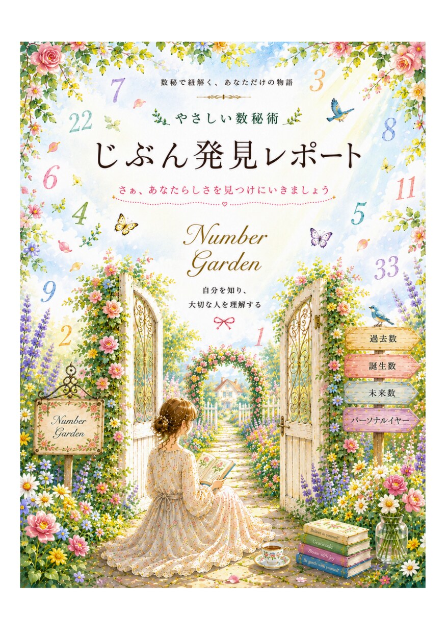 数秘術で3人のあなたを読み解きます 3人のわたしに出会う、あなただけのじぶんトリセツ イメージ1