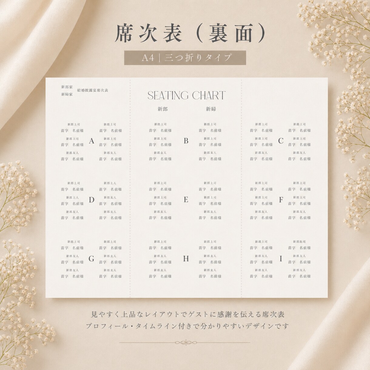 結婚式テンプレ6点set　Canvaで編集できます Canvaで簡単に編集できる結婚式テンプレート6点setです イメージ4