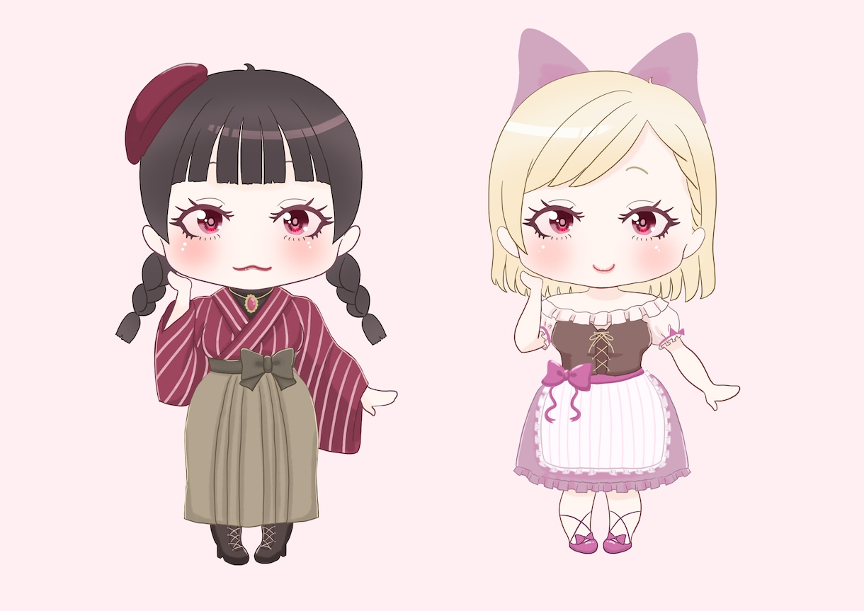 ミニキャライラスト制作します “ちゃんと可愛い”アイコンに仕上げます♡ イメージ1