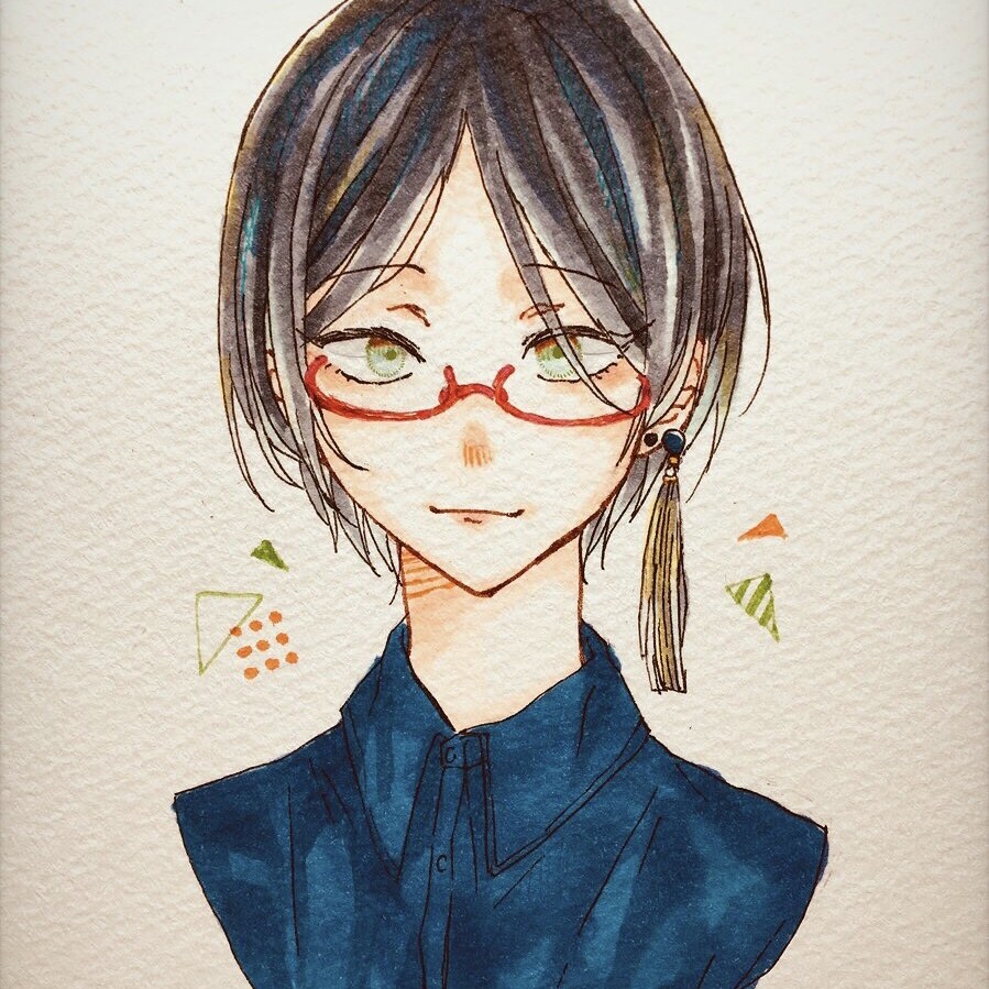 お好きな画材(5種の内)でアイコンを描きます デジタル、水彩、色鉛筆、コピック、カラーペンから選べます！ イメージ6