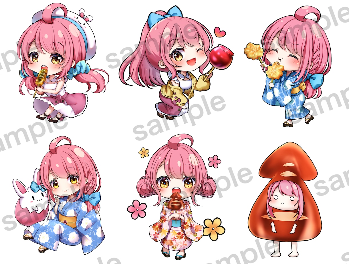 とびっきり可愛いちびキャラ描きます 商用利用可能なちびキャラ描きます♪ イメージ2