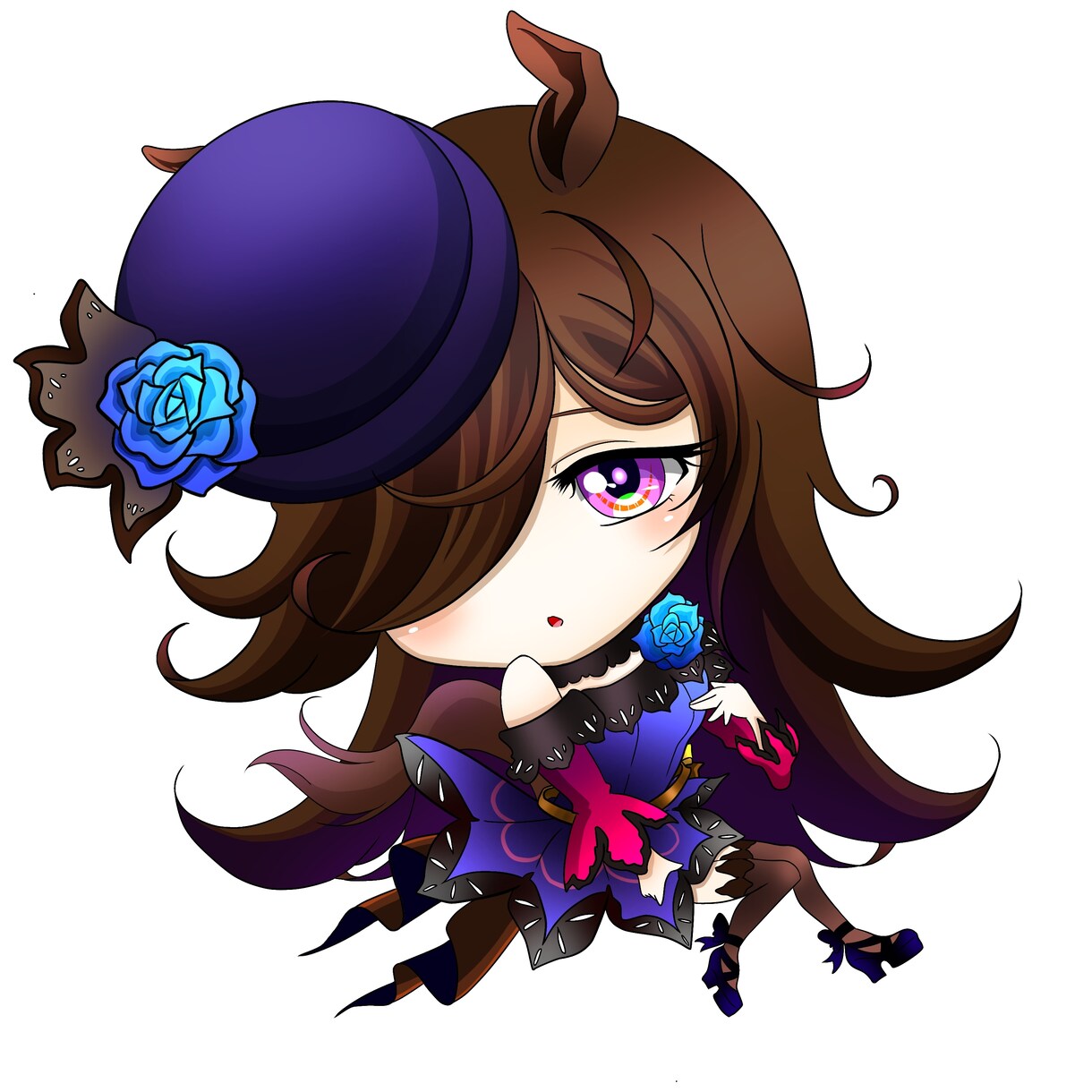 特徴を捉えた可愛すぎるミニキャラ描きます あなたのイメージから動きがある魅力的な仕上がりに！ イメージ1
