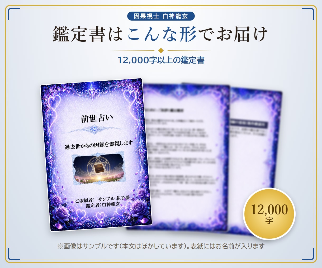 ツインレイ鑑定｜出会いの意味を霊視します 万字霊導録｜12,000字でツインレイの真相を視ます イメージ6