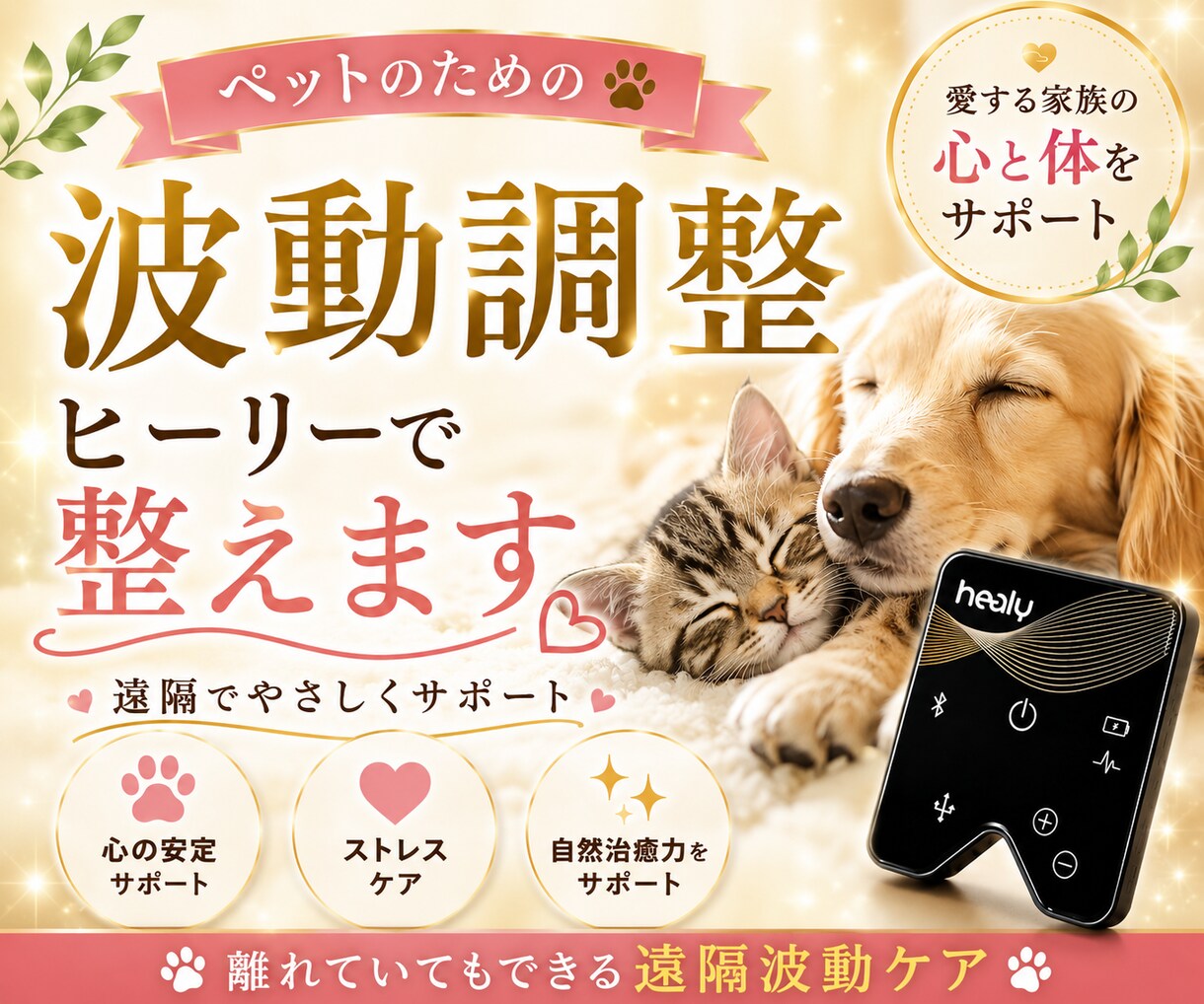 ペットが言えない不調を見ます 病院では分からない状態もエネルギーから確認します。 イメージ1