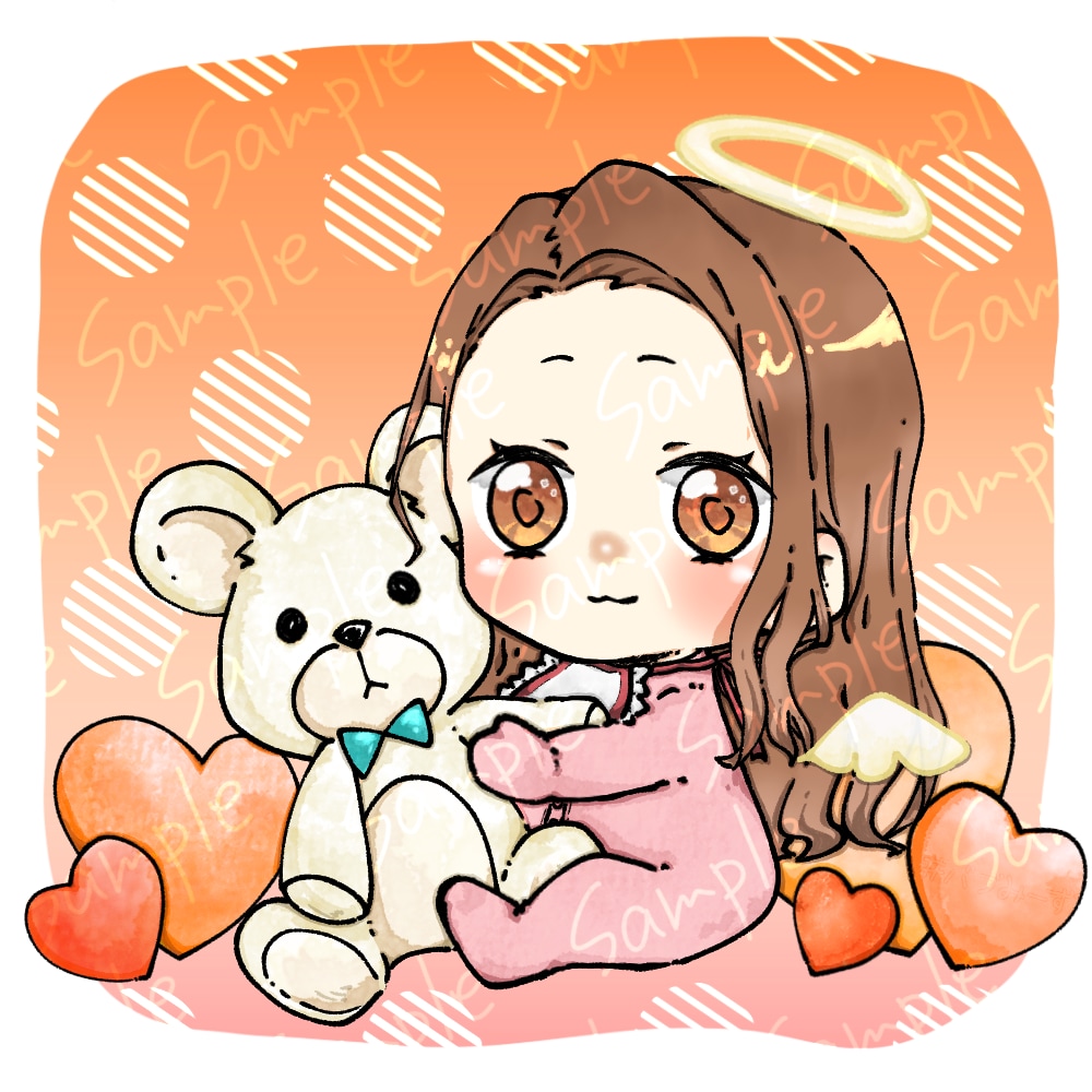 あなたをバブみ化します 赤ちゃん姿のあなたを描きます！ イメージ3