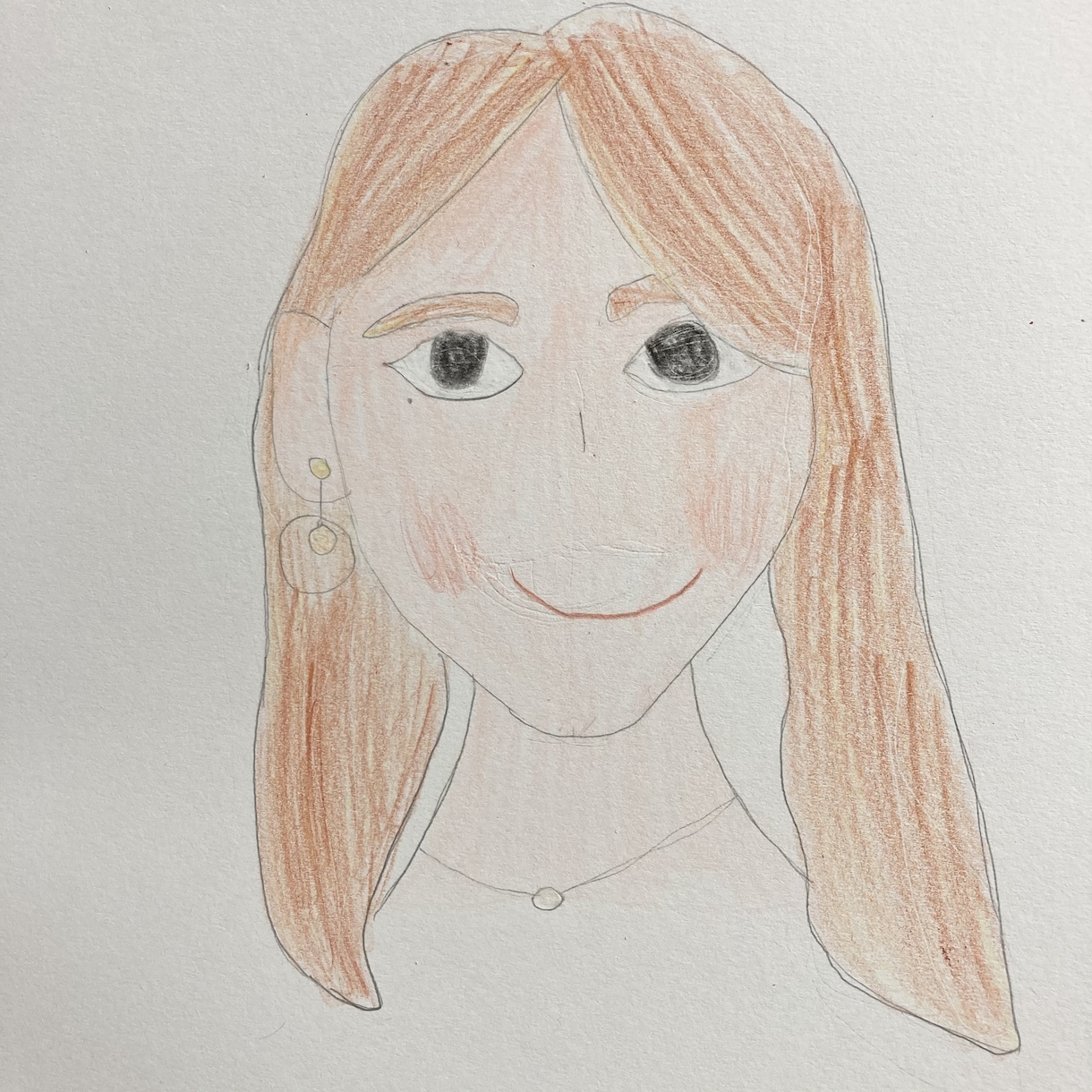 8歳児があなたの似顔絵を描きます 8歳児がふふっとなれる、あなたのほんわか似顔絵を描きます♪ イメージ1