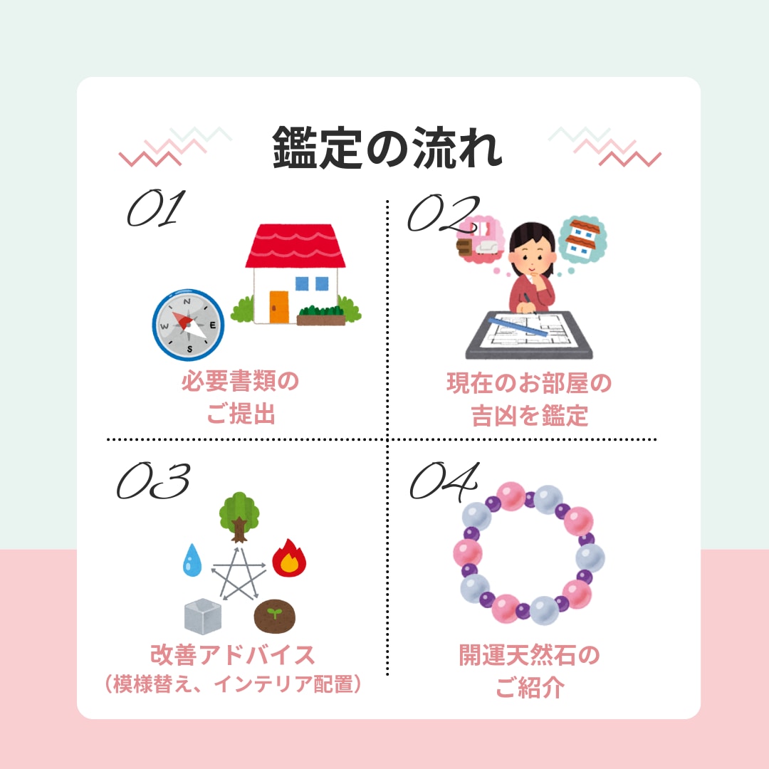 天然石屋の社長が家相風水鑑定＆開運アドバイスします 住み始めてても大丈夫！模様替え＆天然石で、癒しの開運部屋に♪ イメージ2