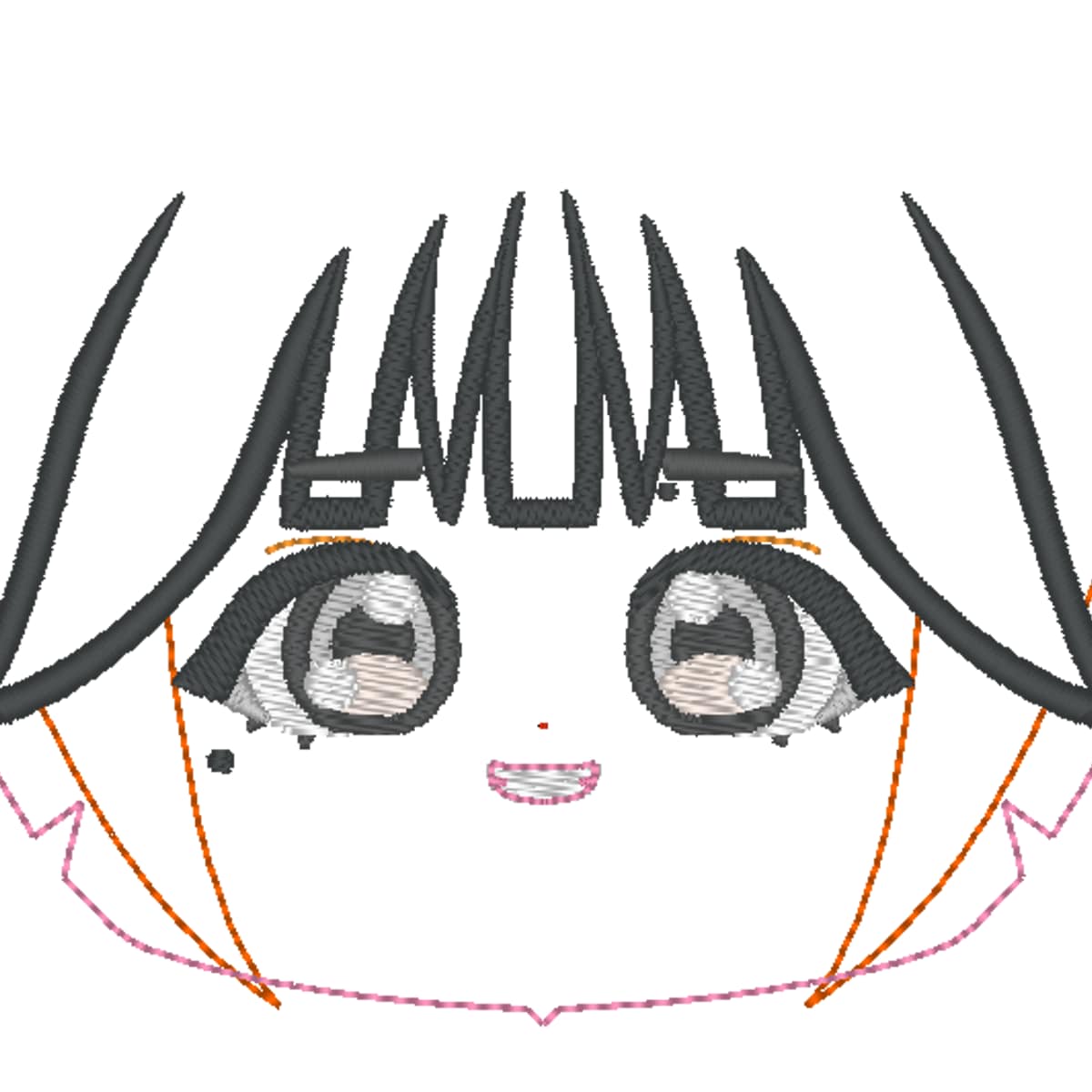 オリジナルぬいぐるみのお顔刺繍制作します ご自身で縫製を行いたい方向けにお顔の刺繍を代行します イメージ2
