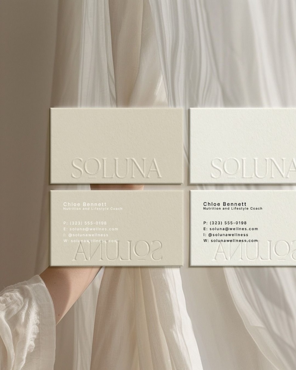 ミニマルでお洒落な名刺orショップカード作ります 一瞬で惹きつける、品のあるデザインを。 イメージ1