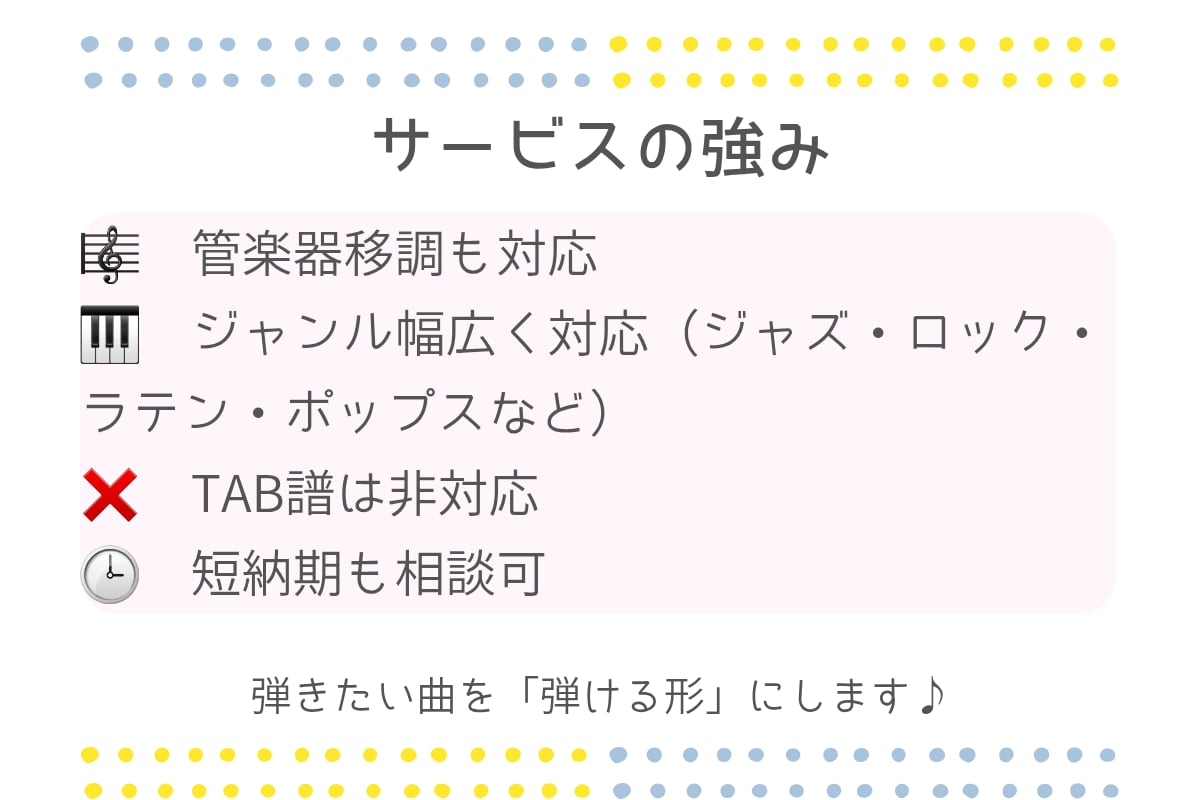 難曲対応｜ジャズアドリブソロを正確に耳コピします 揺れ・タイム感・装飾音まで再現。実戦用ジャズソロ譜を作成。 イメージ6