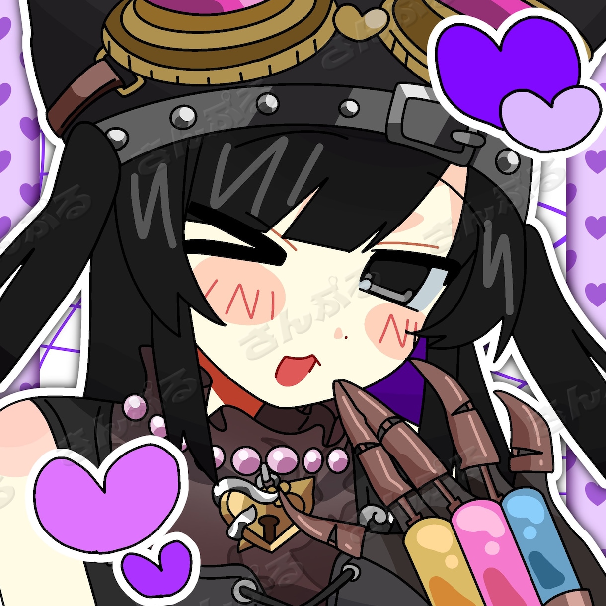 もえもえ♡なアイコン描きます 初心者の方も大歓迎◎かわいい平成風アイコンが必要な人へ☆ イメージ1