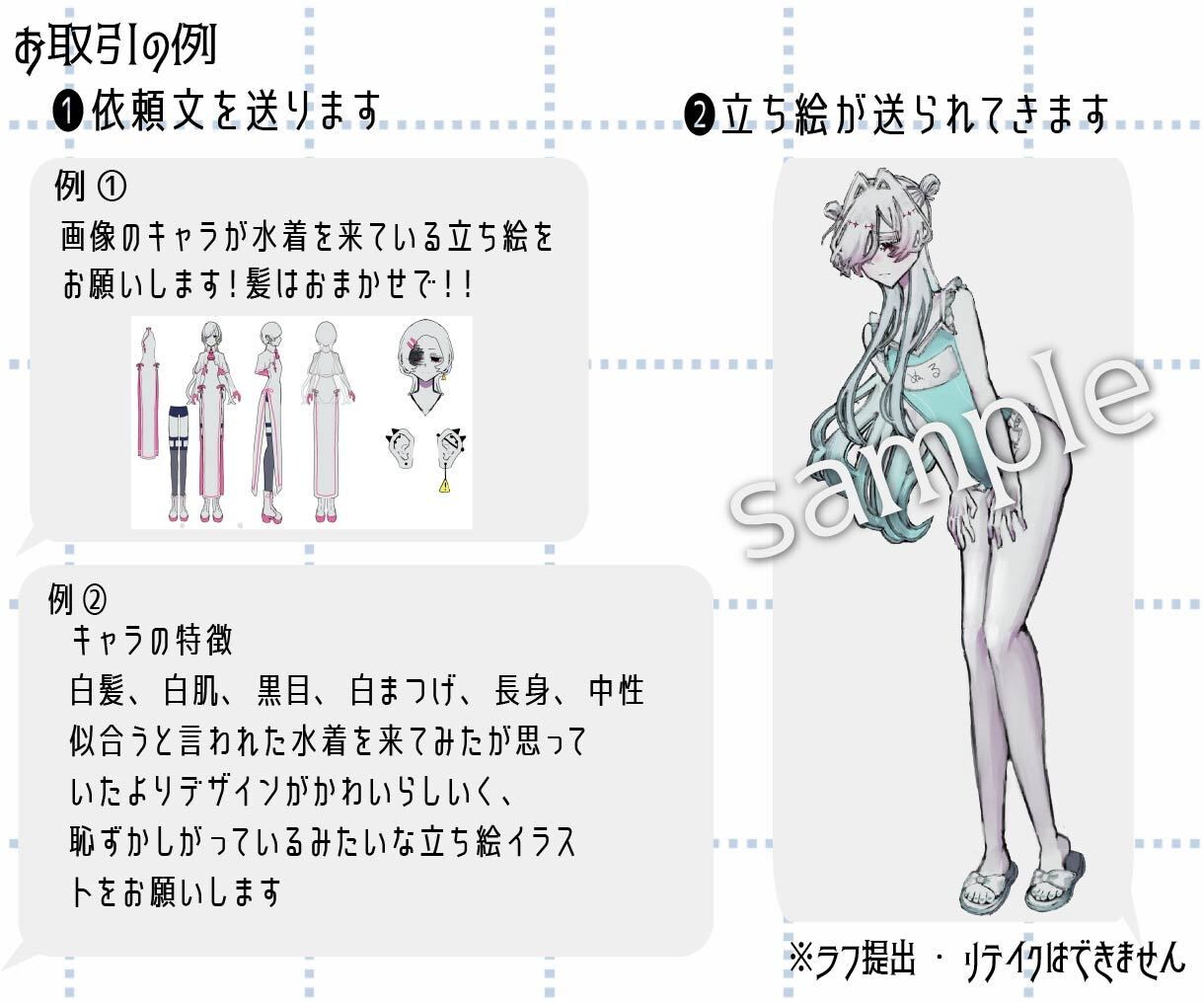 あなたのキャラを魅力的にする立ち絵お描きします 衣装と質感にこだわりのある立ち絵を気軽に依頼できます！ イメージ2