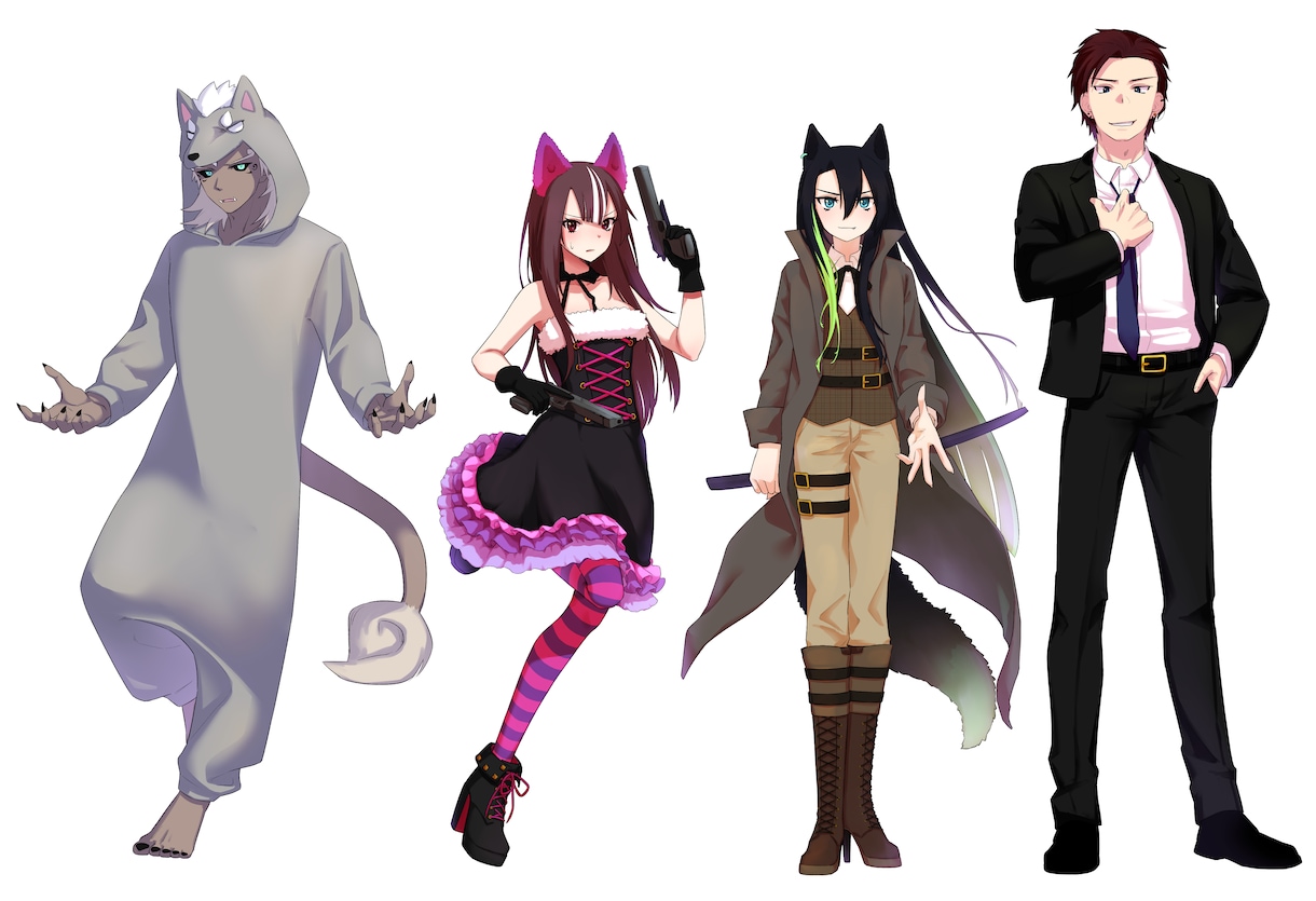 獣人、ケモノ等SNS等のアイコン描きます 可愛い女の子からイカツイ男、獣人や四つ足の獣まで幅広くご提供 イメージ5