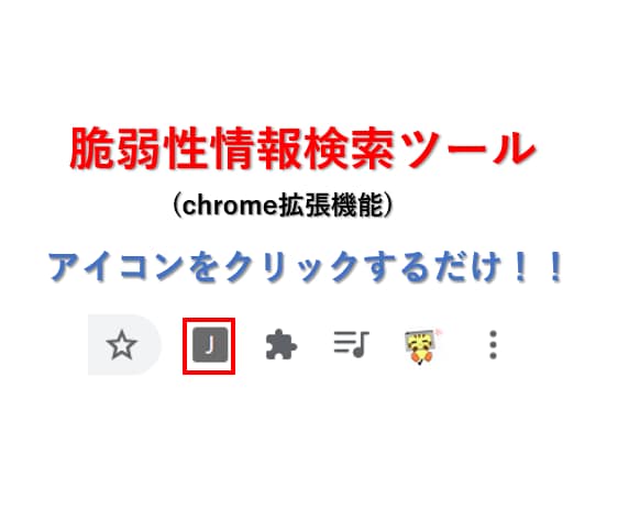 簡単に脆弱性情報を取得できるツール販売します chrome拡張機能でワンクリック検索！！ イメージ3