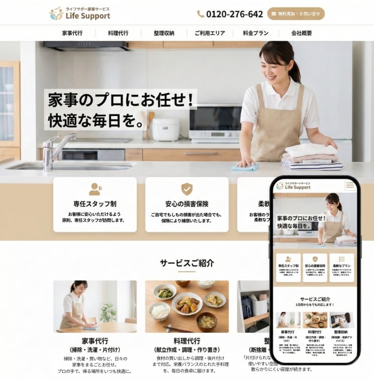 AIベンチャー責任者が集客に繋がるHPを制作します アクセス10倍実績！初心者さん大歓迎！リニューアルもお任せ♪ イメージ4