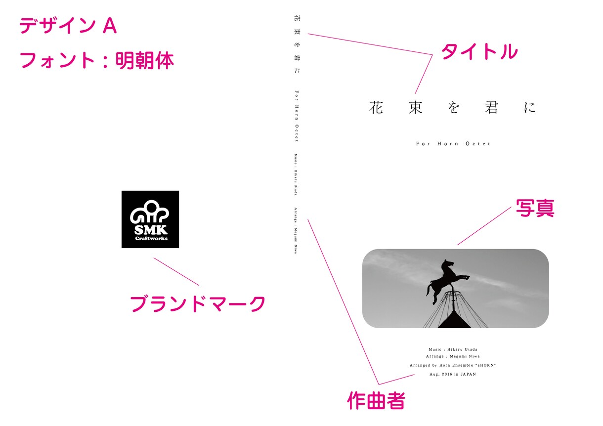 ご自身で作曲されたオリジナル曲を印刷・製本します コシのある楽譜用の紙を使用して、まるで売り物の様な仕上がりに イメージ4