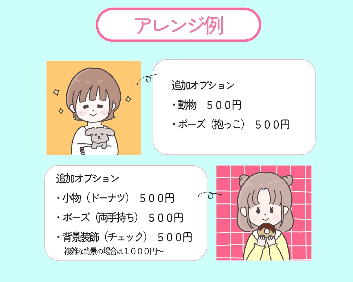 商用OK◎表情7種ゆるかわアイコンセット描きます ブログの吹き出し・Instagram等SNS投稿にピッタリ♪ イメージ5