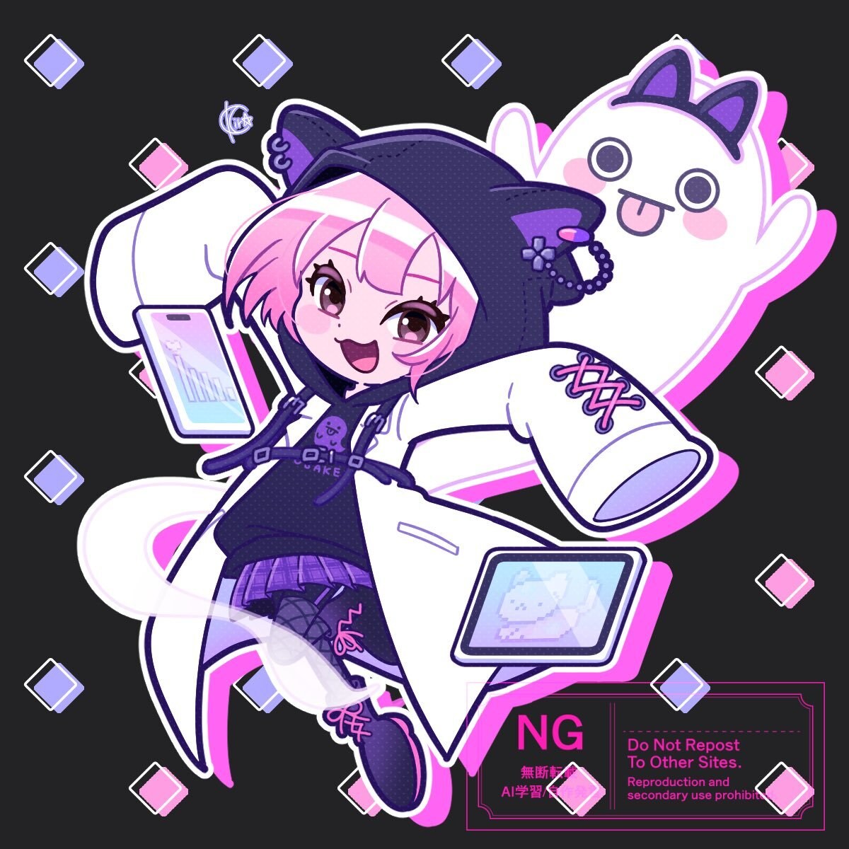 プロイラストレーターが可愛いミニキャラ描きます グッズや動画に最適！個性を活かしたミニキャラ・ちびキャラ作成 イメージ5