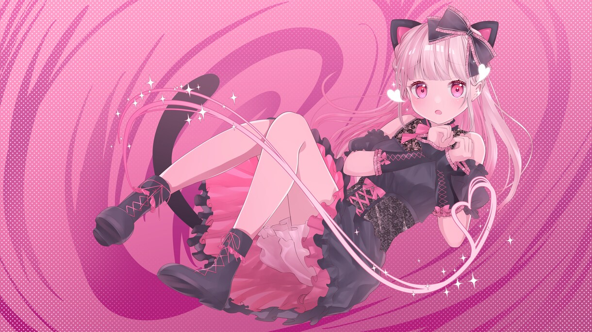 キラキラ×かわいい♡イラスト制作します 歌ってみたなどに♡キラキラ＆透明感のあるかわいいイラスト♡ イメージ4