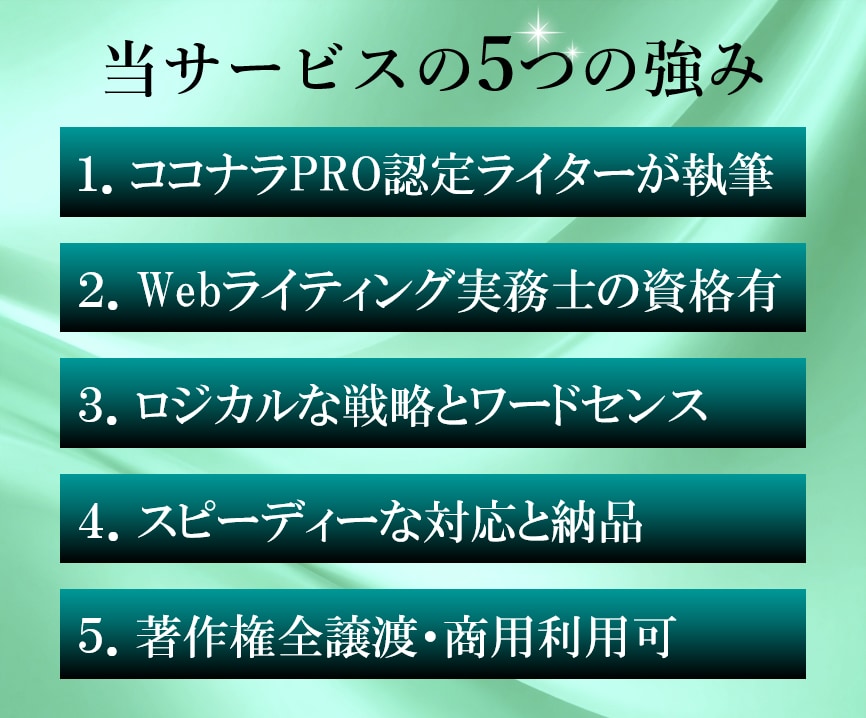 プロライターが"ぐいぐい読ませる記事"を作成します 【継続・おまとめ割引あり】ブログ・note・SNS投稿など イメージ2