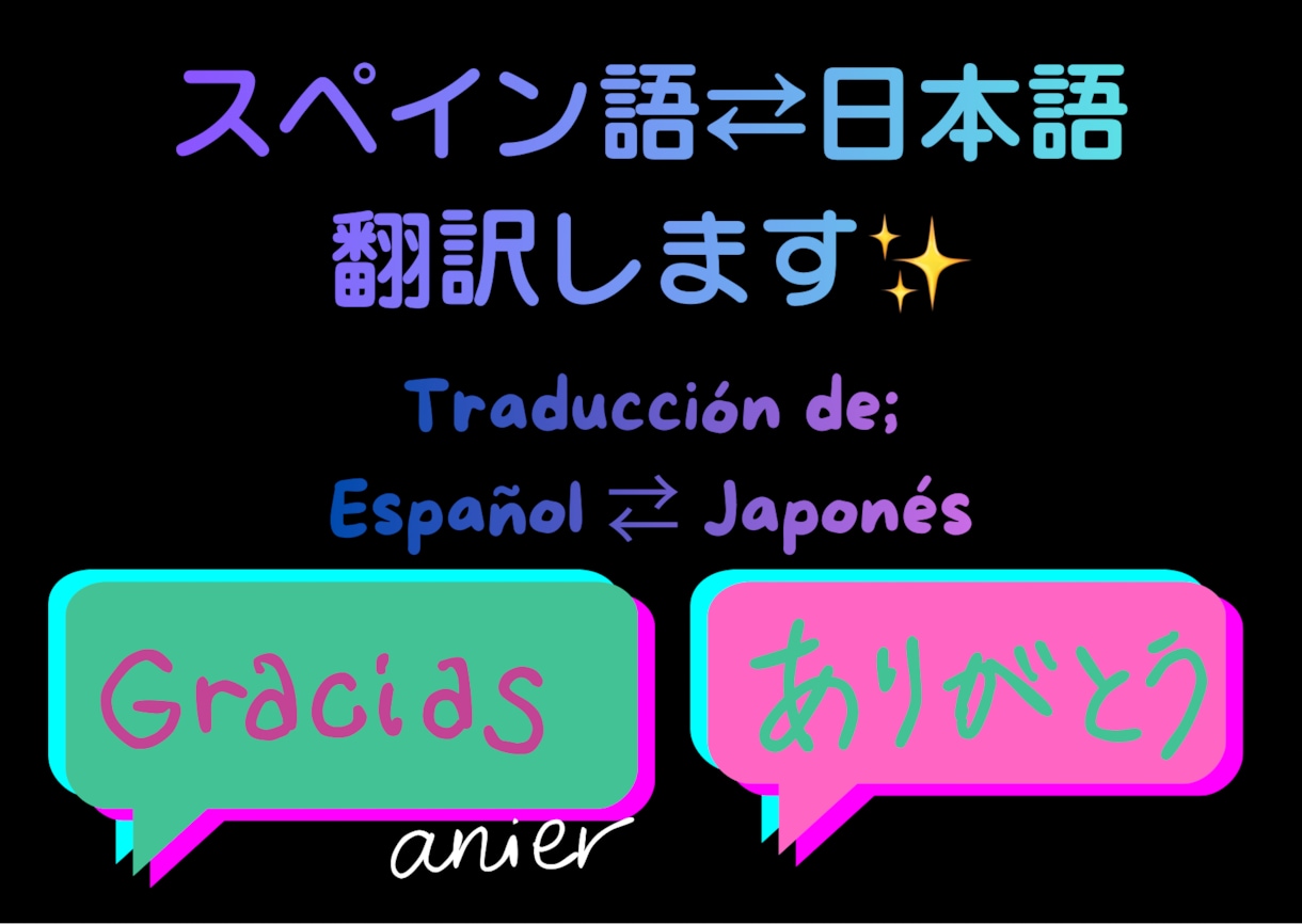スペイン語⇄日本語の翻訳します!ます スペイン語⇄日本語両語ともネイティブレベルです。 イメージ1