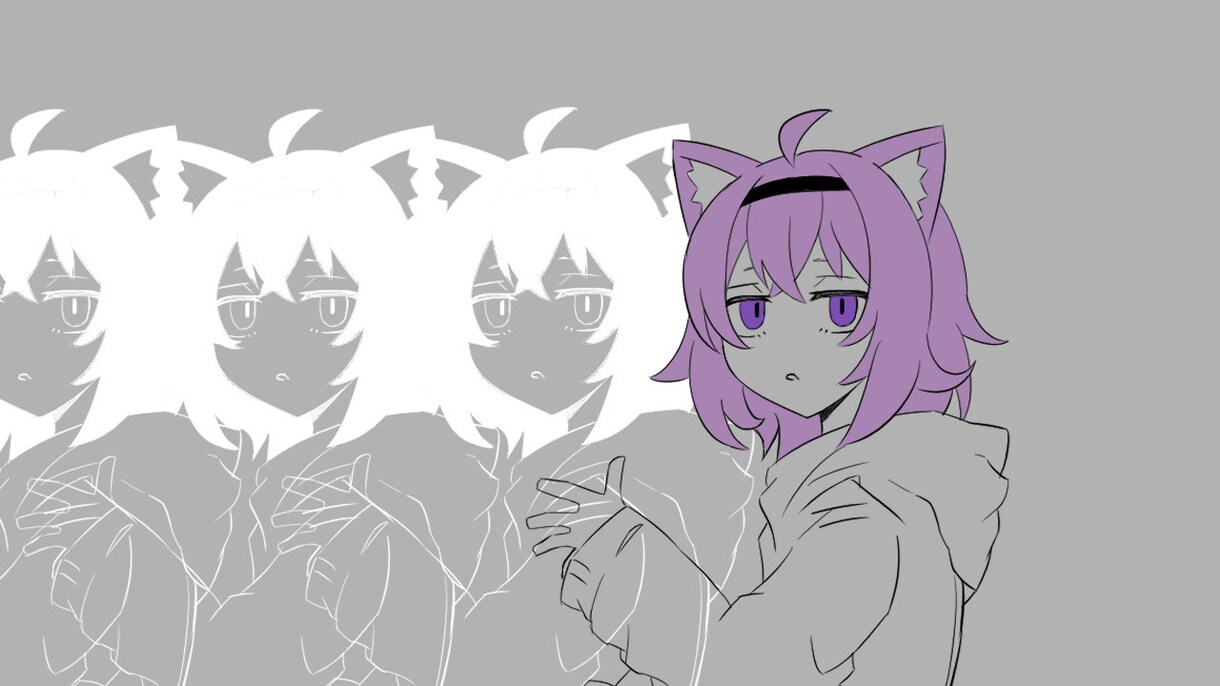 歌ってみた、MVイラスト描きます 歌い手さん、vtuberさんの活動のお手伝いさせてください イメージ4