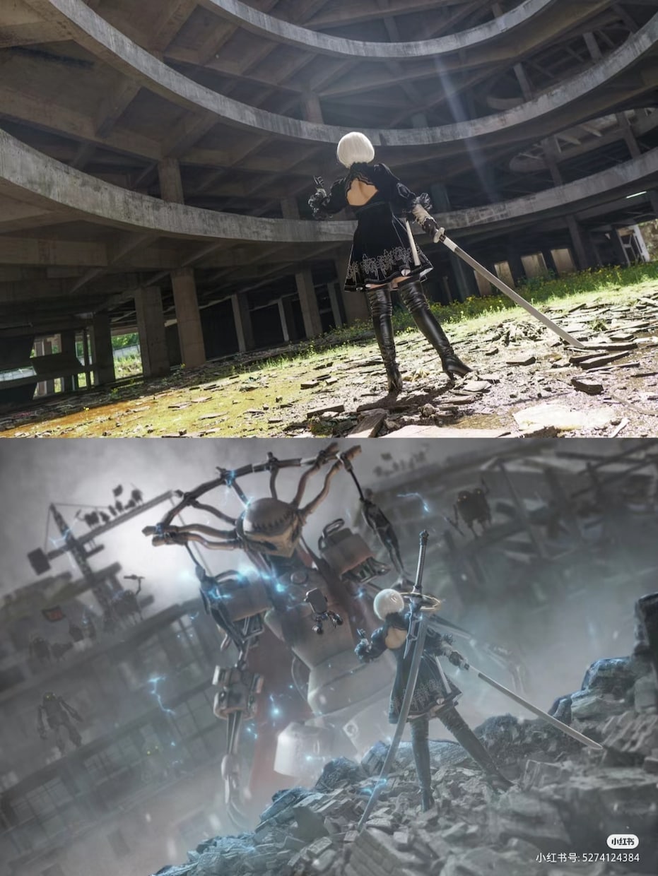 Cosplay画像修正・加工・合成できますます 顔の修正。エフェクト追加など写真をアニメに近づける イメージ8