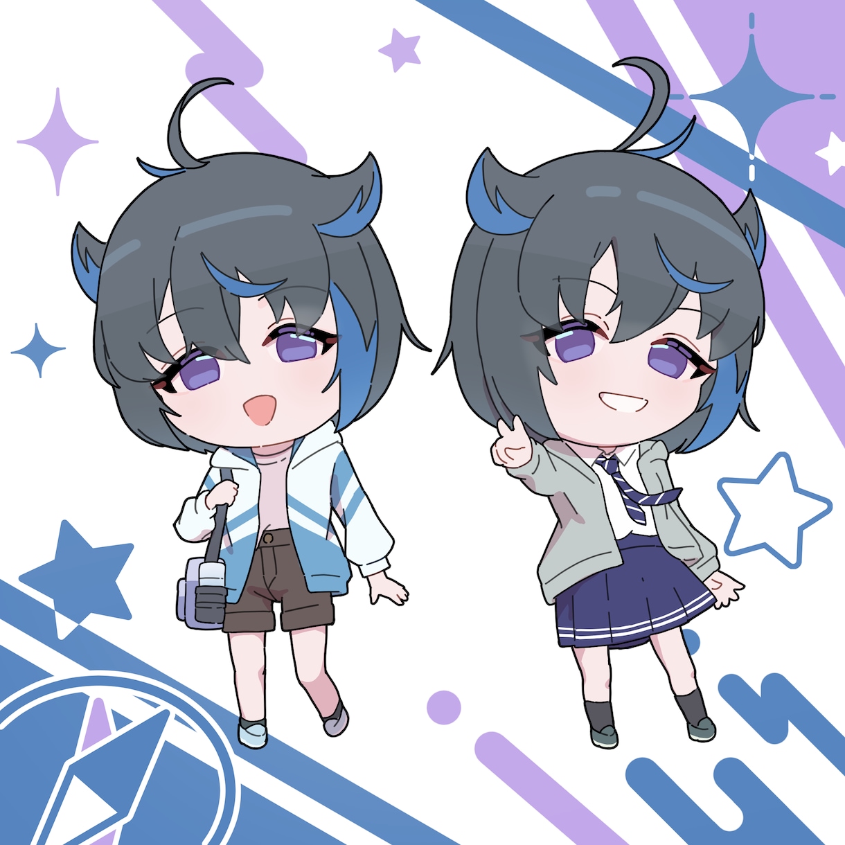壁紙やヘッダーにかわいいミニキャライラスト描きます ゆるい雰囲気のあるかわいくて親しみやすいイラスト作成します！ イメージ8