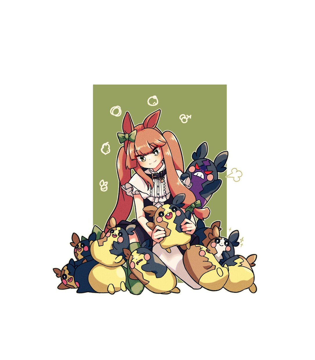 かわいいイラスト、お描きします ポーズや表情の指定もおまかせも可能です！ イメージ9