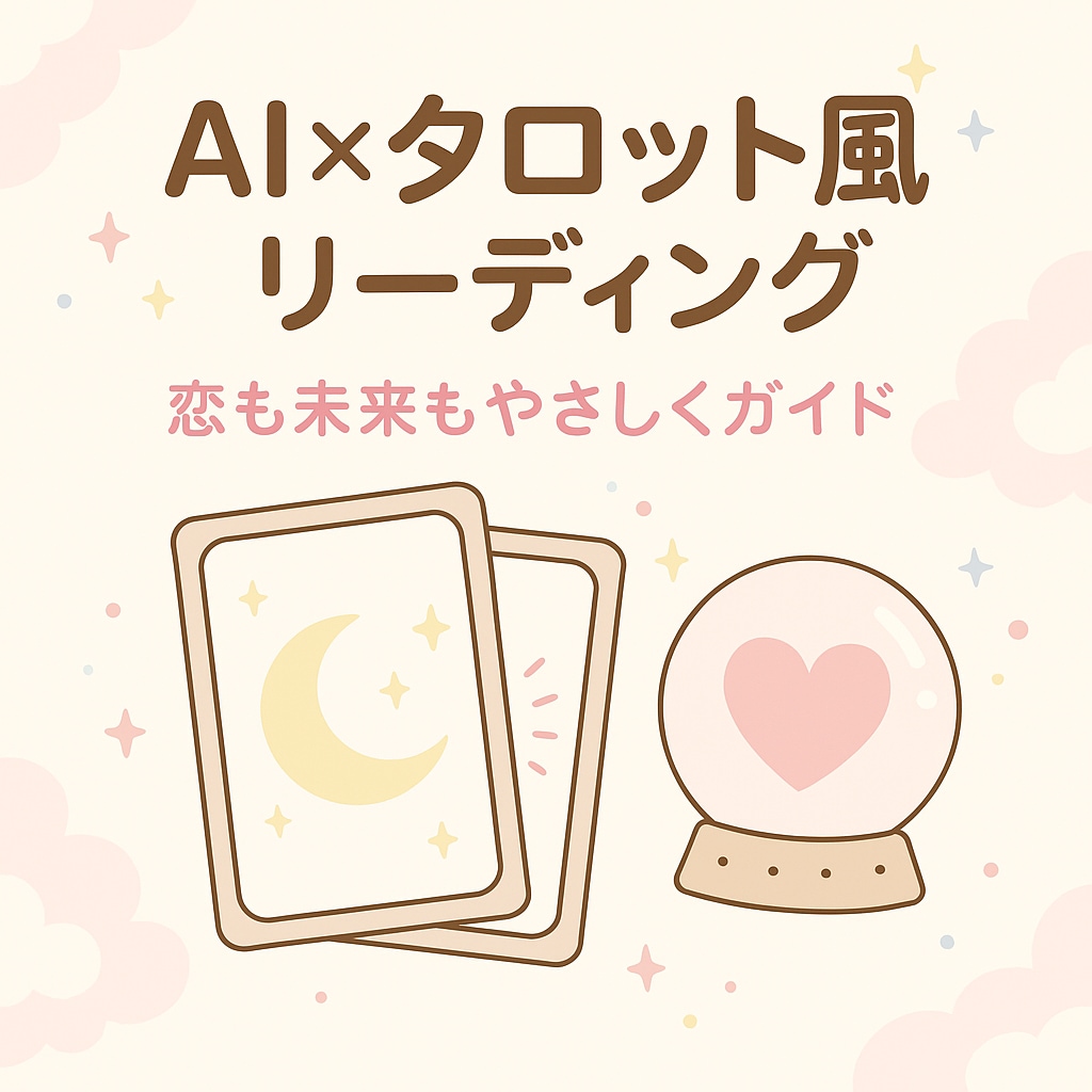 ChatGPT使ったタロット風リーディングみます ChatGPTで恋も未来も優しくガイド イメージ1
