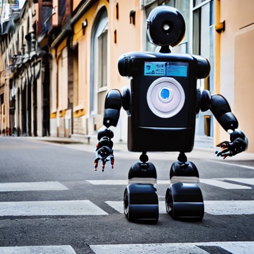 ロボットと街の合成写真を制作販売しています 街に溶け込むロボットたちの合成写真#1 イメージ4